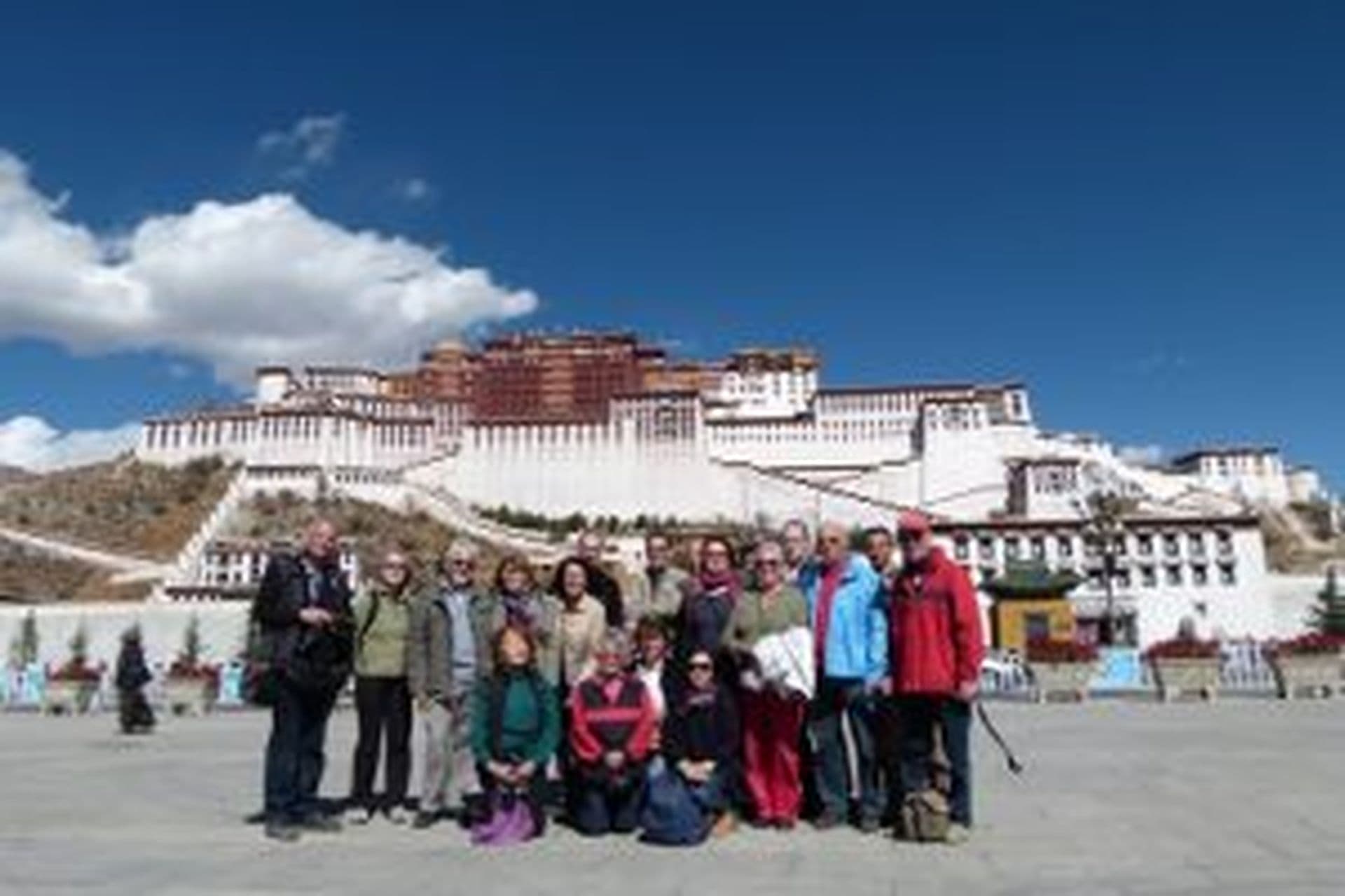 Gruppenfoto vor dem Potala-Palast