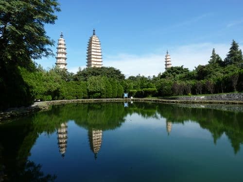 Three Pagodas of Chongsheng Temple Dali