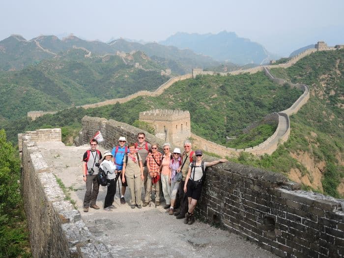 Great Wall of China Group Photo