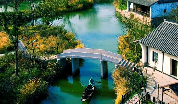 Xixi National Wetland Park in Hangzhou