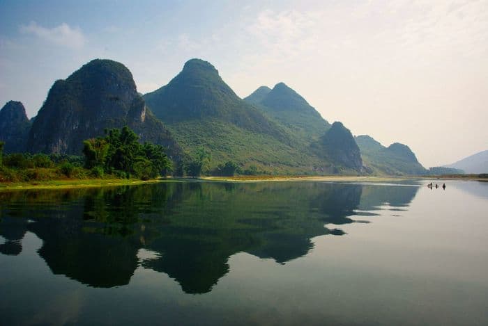 Guilin Karst Mountains Landscape River
