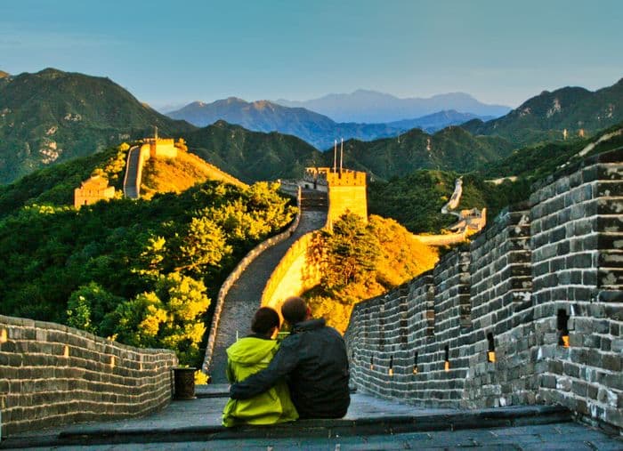 Great Wall Beijing Sunset