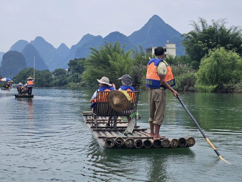 Li River Bamboo raft