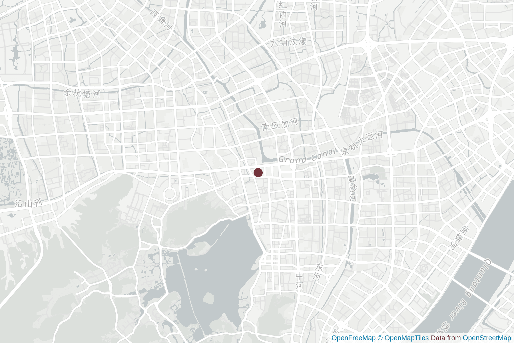 Carte de Hangzhou