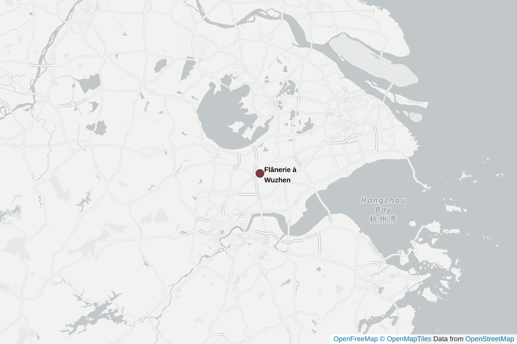 Carte de Flânerie à Wuzhen