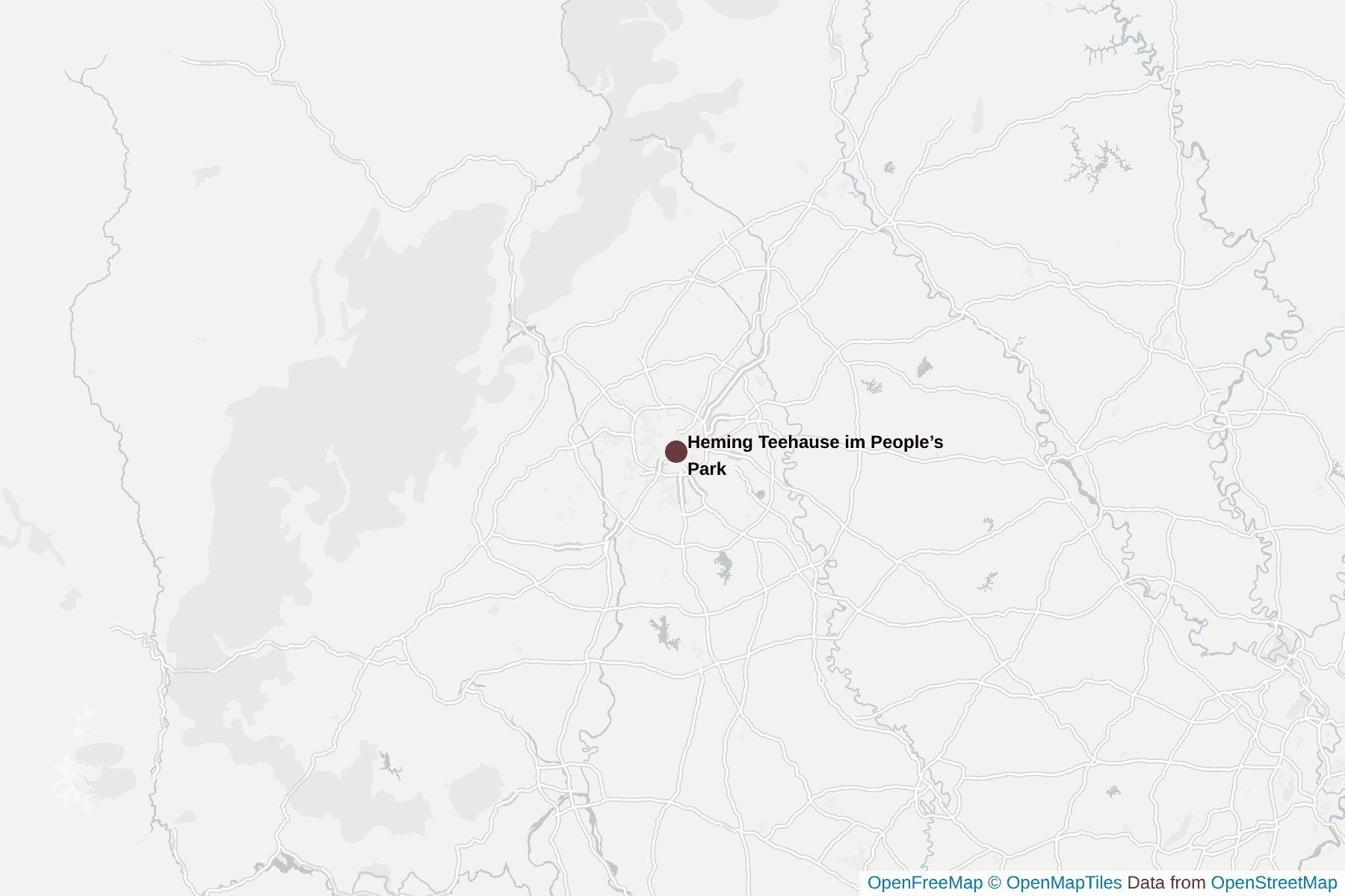 Carte de Heming Teehause im People’s Park