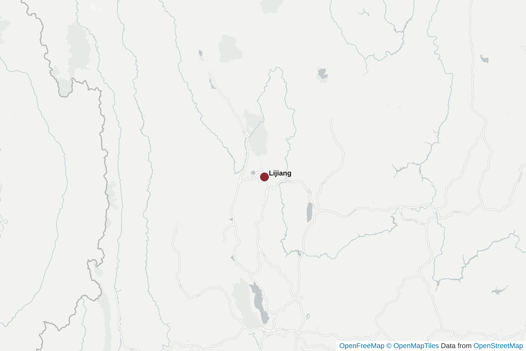 Carte de Lijiang